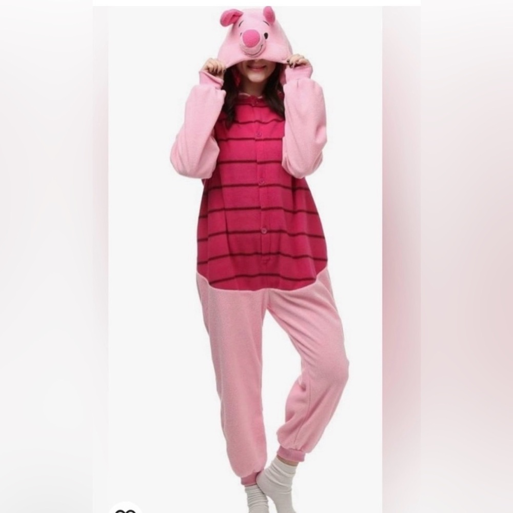 Pre Owned pink (Piglet) onesie kids L